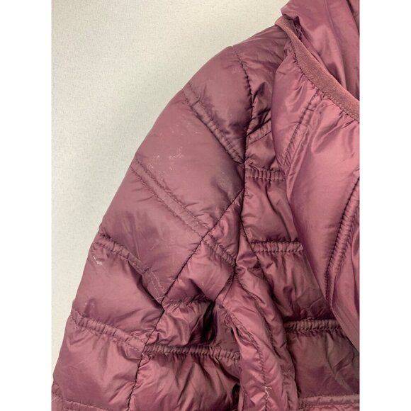 Michael Kors Womens XS Packable Down Puffer Jacket Nylon Plum - Picture 7 of 7